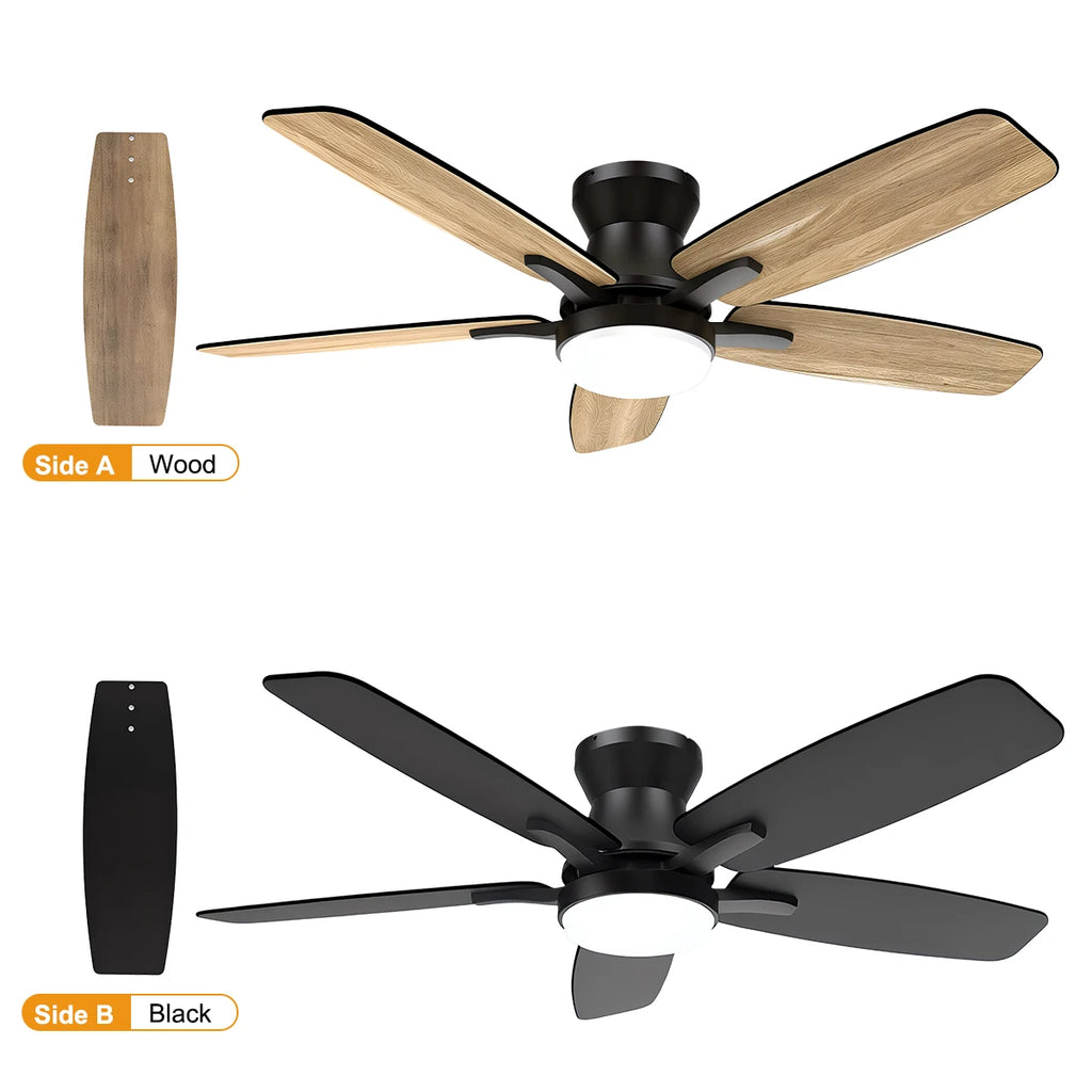 Deckenventilator mit LED-Licht | 42 Zoll | Dimmbar & leise | LumiBreeze