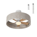 Deckenventilator mit LED-Licht | Blattdesign 132 cm | Holzoptik